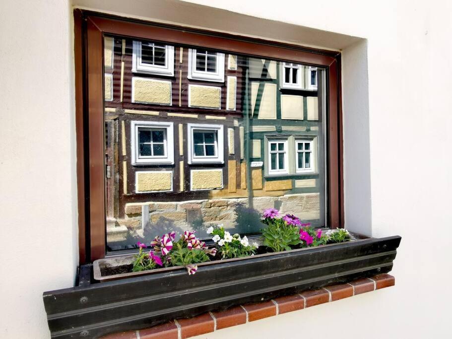 Fachwerkhaus Mitten In Der Altstadt - Ferien In Rotenburg ローテンブルク・アン・デア・フルダ エクステリア 写真